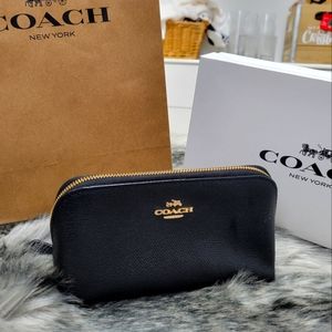 Coach Black Cosmetic Bag